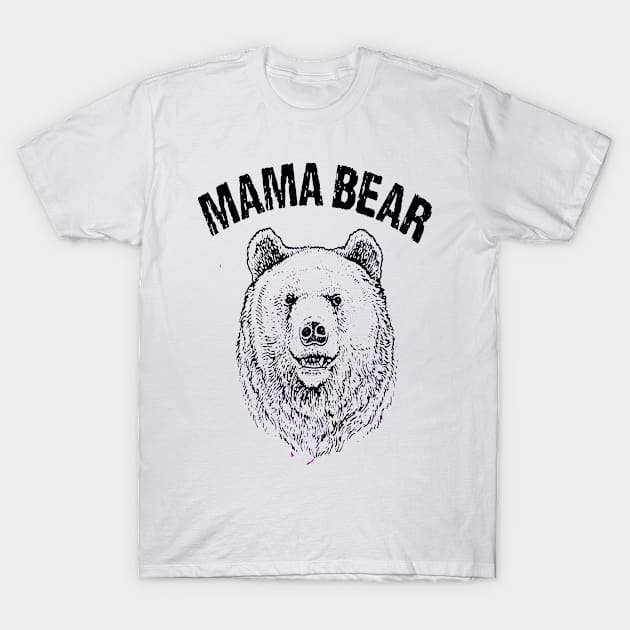 Mama Bear T-Shirt by tomatillo